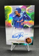 2023 Bowman's Best Willy Fanas #B23-WFS Auto Refractor Mets